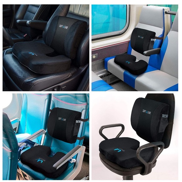 Seat Cushion Orthopedic Memory Foam Support Pillow - Picture 5 of 9